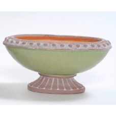 CERAMIC VASE 14” x 8” x 7” Moss Green- CLOSEOUT SALE !!
